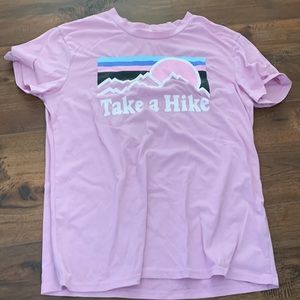 Light Pink “Take a Hike” t-shirt